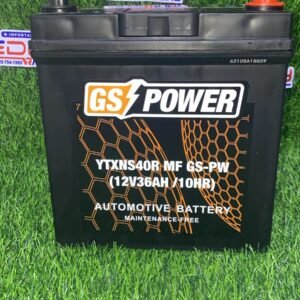 YTXNS40R MF GS Power sealed battery. High starting performance, long-lasting, maintenance free. Price: RD$3,395.