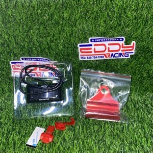 The Racing Voltmeter with Blue Base PC is a high-precision digital gauge designed to monitor battery voltage in real time. Perfect for motorcycles, scooters, ATVs, and vehicles. ✅ Features: Blue illuminated digital display Accurate real-time voltage reading Includes mounting base Stylish racing look Durable, heat-resistant materials Easy installation ✅ Benefits: Prevents battery failure Alerts for low or high voltage Excellent nighttime visibility Adds a professional look to your dashboard 💵 Price: RD$650 📍 Available at Importadora Eddy Racing – Cabarete, Sosúa, Puerto Plata.