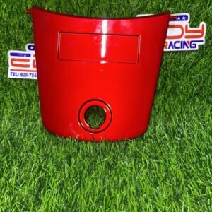 Tapita de gasolina roja original para motocicleta T-Rex 150, tapa de tanque metálica con cierre seguro y diseño deportivo.
