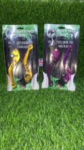 Manecilla CG Racing de freno y clutch, diseño deportivo de aluminio reforzado, repuesto de alta calidad para motocicletas tipo CG.