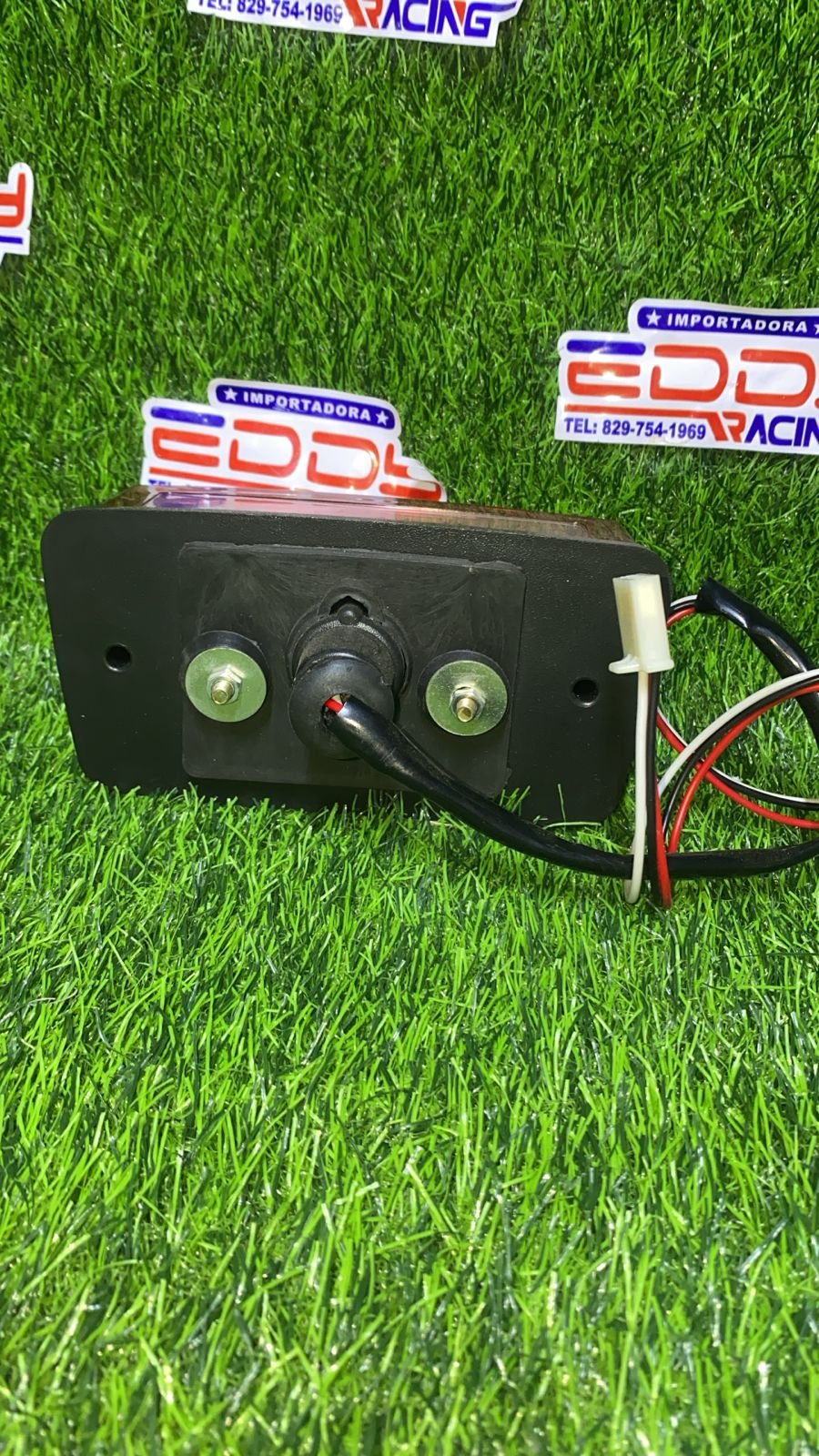 Farol stop trasero rojo completo para motocicleta Suzuki AX100, luz trasera original con carcasa resistente y excelente iluminación.