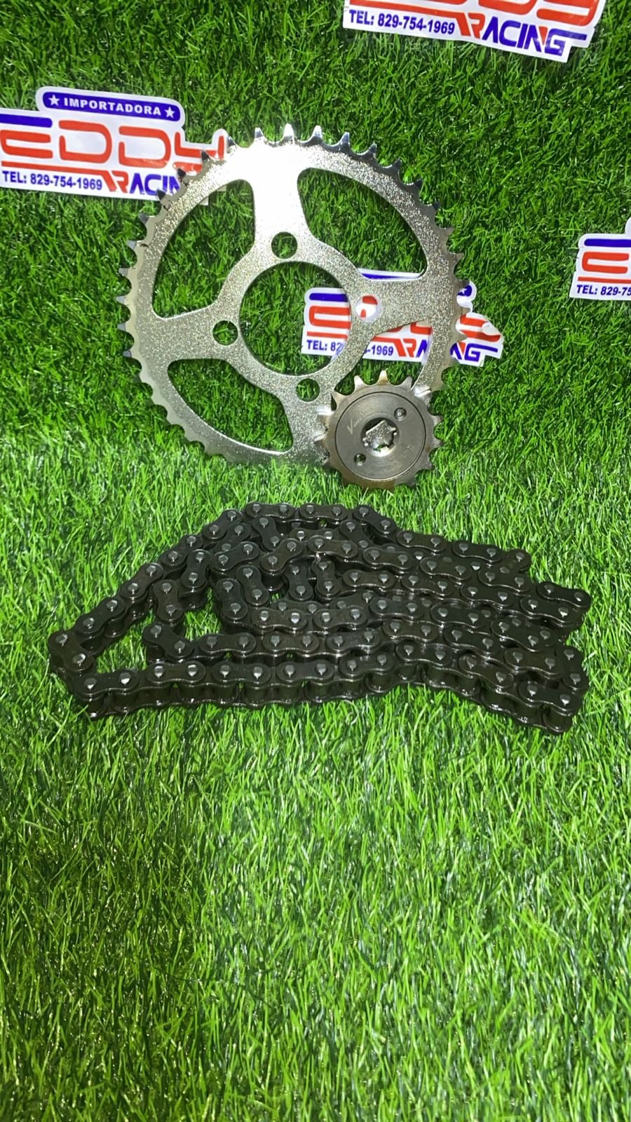 Kit de catalina reforzada 40/15 para motocicleta Baja Platina 100, juego de piñón, corona y cadena de transmisión resistente