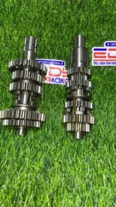 Transmisión completa CG 200 con eje largo para moto carreta, repuesto reforzado de alta durabilidad y potencia