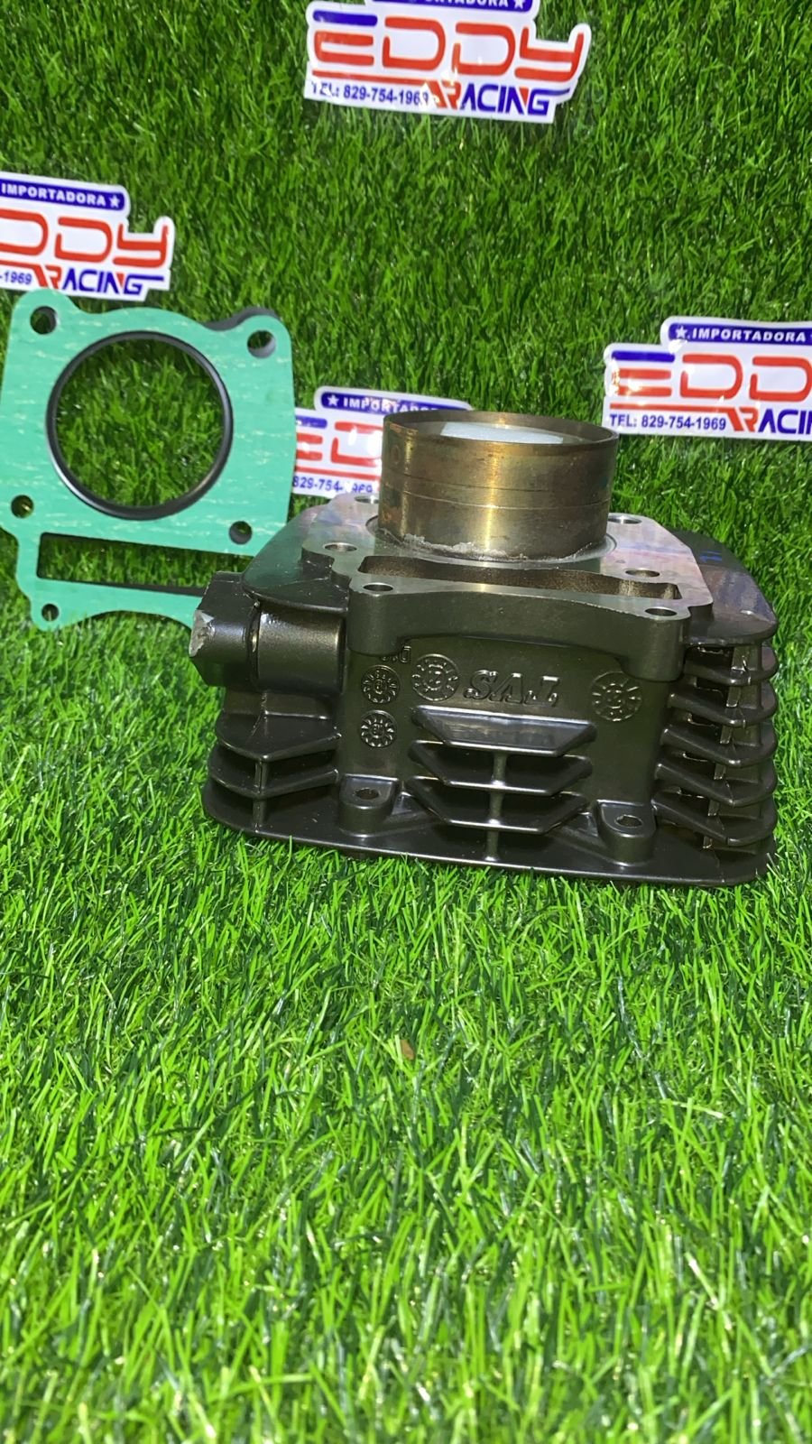 Cilindro completo para motocicleta Apache 180 TVS, incluye junta original, repuesto de motor de alta calidad y ajuste perfecto