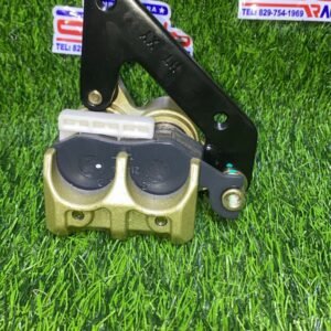 Cáliper delantero completo para motocicleta TVS Apache 160, 180 y 200, repuesto original hidráulico de freno delantero