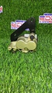 Cáliper delantero completo para motocicleta TVS Apache 160, 180 y 200, repuesto original hidráulico de freno delantero