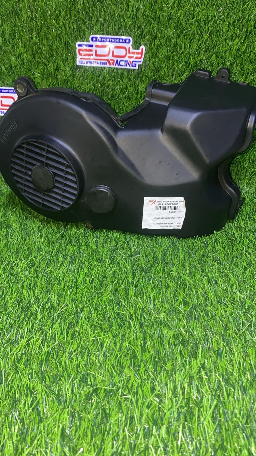 Tapa de enfriamiento para motocicleta Suzuki Address 125 Vini, cubierta metalizada original para sistema de ventilación del motor