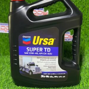 Aceite Ursa Súper TD Diesel 15W-40, lubricante premium para motores diésel en galón, protección superior contra desgaste y depósitos